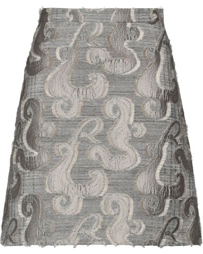 Rochas Mini Skirt - Gray