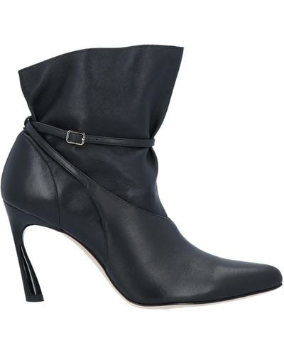 Jimmy Choo Ankle Boots Soft Leather - Black