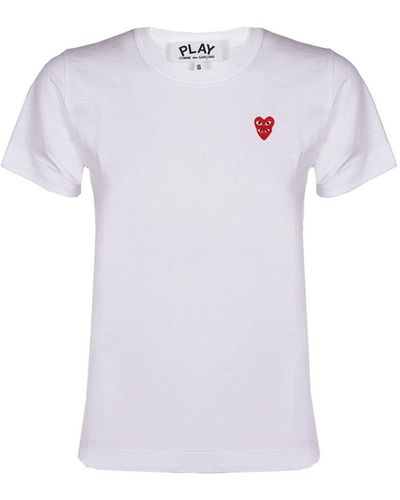 COMME DES GARÇONS PLAY T-shirt - Bianco