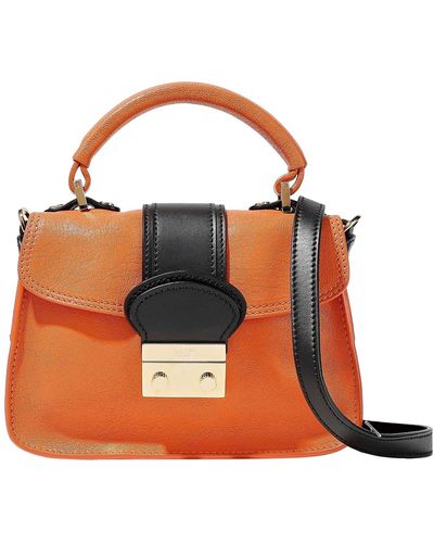 Red(V) Handbag - Orange