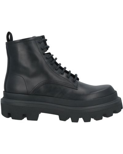 Dolce & Gabbana Ankle Boots Leather - Black