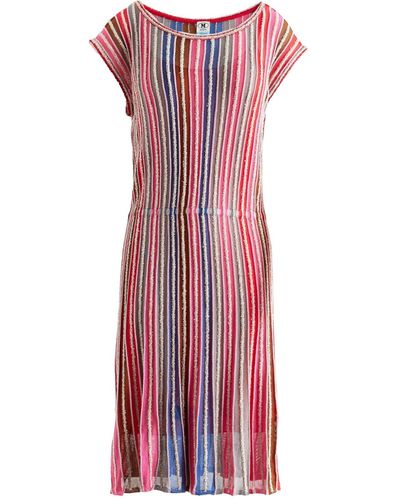 M Missoni Minivestido - Rojo