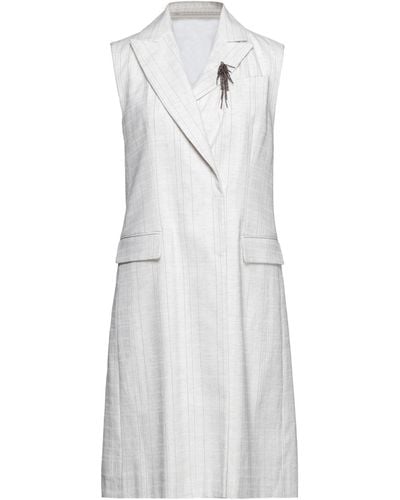 Brunello Cucinelli Mini Dress - White