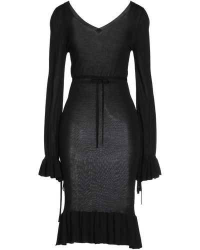 A Tentative Atelier Midi Dress - Black