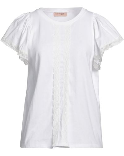 Twin Set T-shirt - Blanc