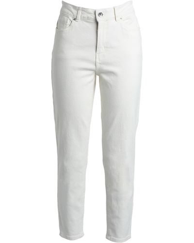 Vero Moda Denim Trousers - White