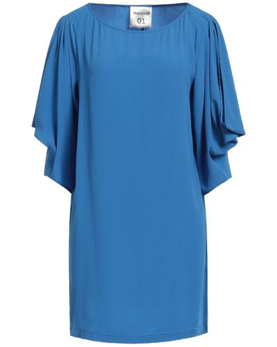 Semicouture Mini Dress - Blue