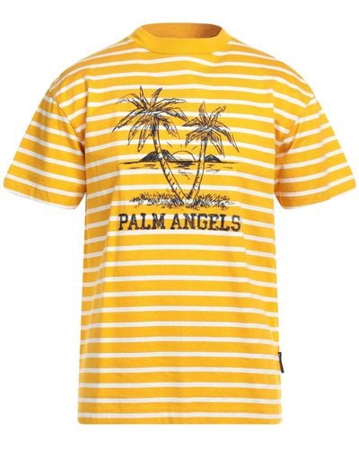 Palm Angels Camiseta - Amarillo