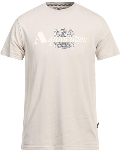 Aquascutum T-shirts - Natur