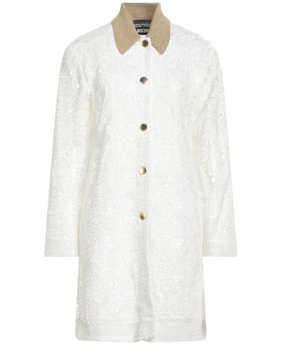 Boutique Moschino Overcoat - White