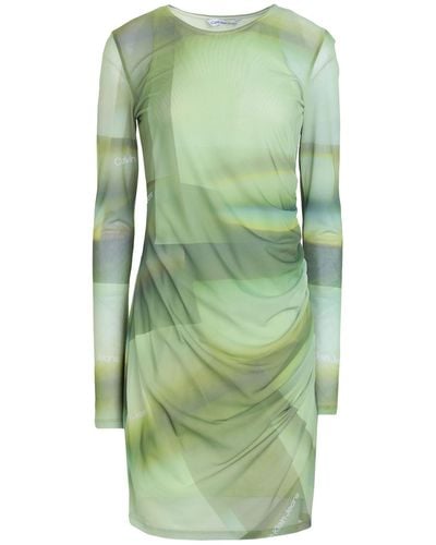 Calvin Klein Robe courte - Vert