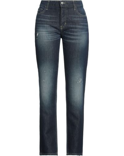 Jeans coupe droite Emporio Armani pour femme | Réductions en ligne jusqu'à  69 % | Lyst