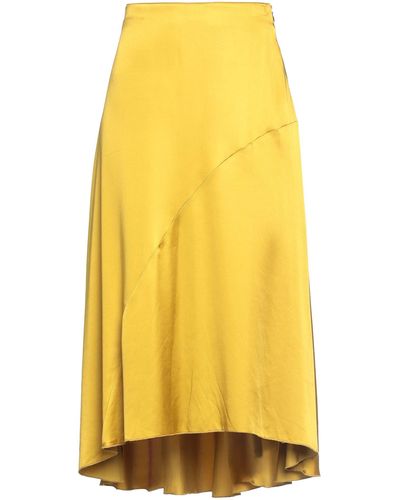 Pomandère Midi Skirt - Yellow