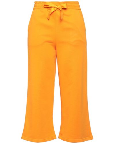 EMMA & GAIA Cropped Trousers - Orange