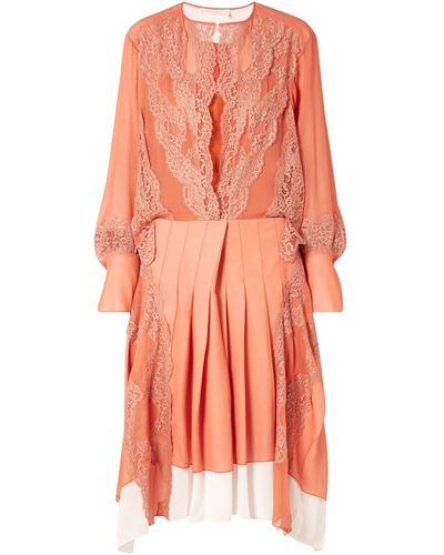 Chloé Midi Dress - Orange