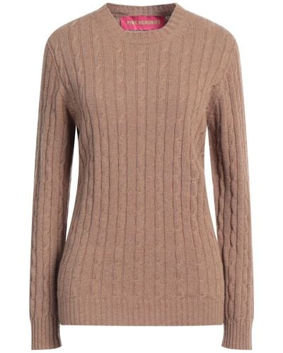Pink Memories Memories Camel Sweater Recycled Wool, Viscose, Recycled Polyamide, Cashmere - Brown