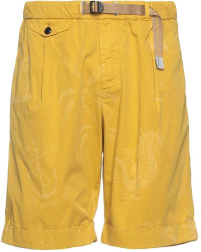 White Sand Sand Ocher Shorts & Bermuda Shorts Cotton - Yellow