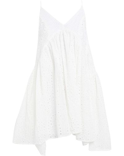 WEILI ZHENG Mini Dress - White