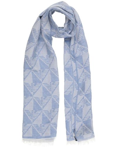 Emporio Armani Scarf - Blue