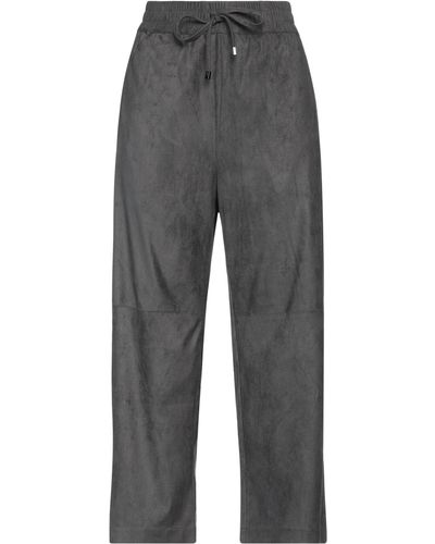Purotatto Cropped Trousers - Grey