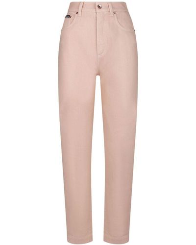 Dolce & Gabbana Pantaloni Jeans - Rosa