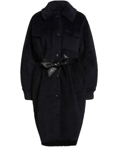 Maje Teddy Coat - Blu