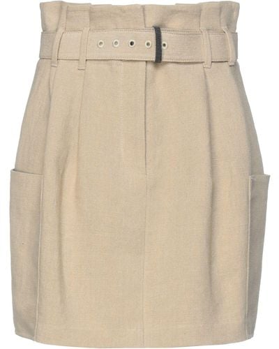 Brunello Cucinelli Mini Skirt - Natural