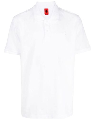 Ferrari Poloshirt - Weiß