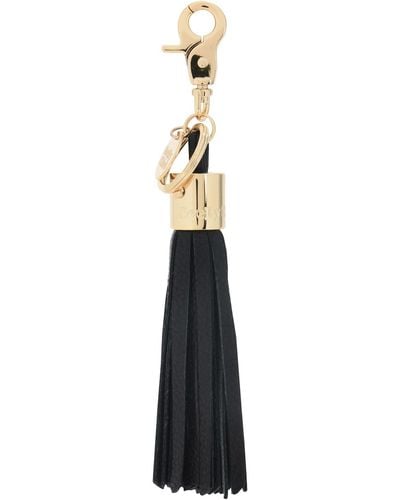 See By Chloé Hanging tassel keyring - Noir