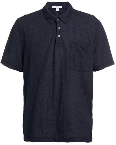 James Perse Polo Shirt - Blue