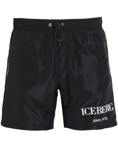 Iceberg Boxer Da Mare - Nero