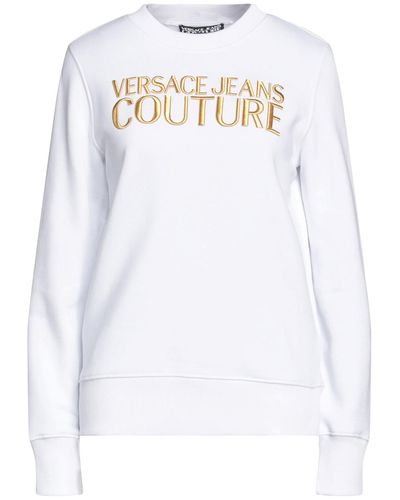 Versace Sweatshirt Cotton, Elastane - White