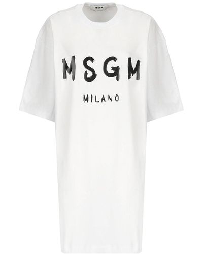 MSGM Mini-Kleid - Weiß