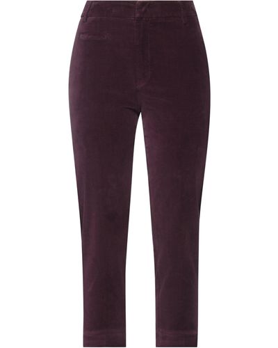 Dondup Cropped Trousers - Purple