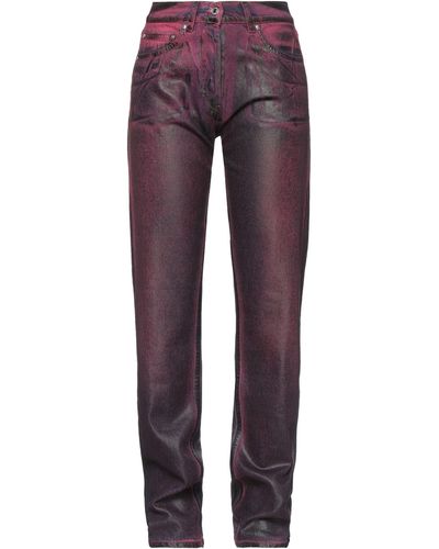 MSGM Pantalon en jean - Violet