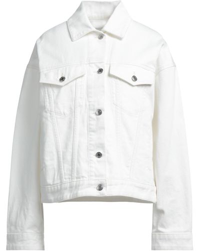 Maison Kitsuné Denim Outerwear - White