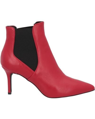 Islo Isabella Lorusso Ankle Boots Soft Leather - Red