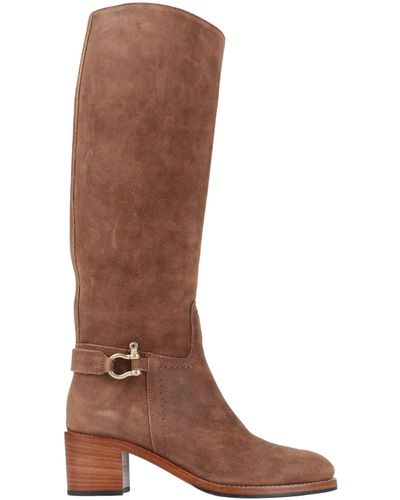Paola D'arcano Boot Leather - Brown