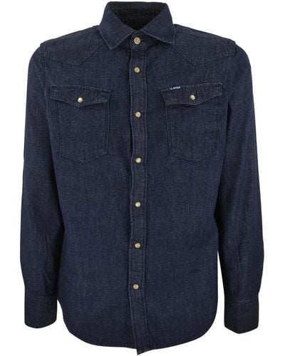 G-Star RAW Chemise - Bleu