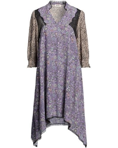 Zadig & Voltaire Vestido midi - Morado