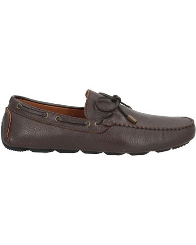 Guess Dark Loafers Leather - Gray