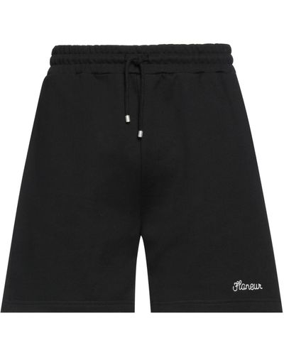 FLANEUR HOMME Shorts & Bermuda Shorts - Black