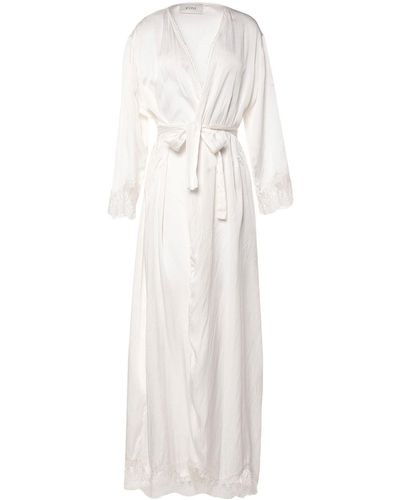 Icons Dressing Gown Or Bathrobe - White