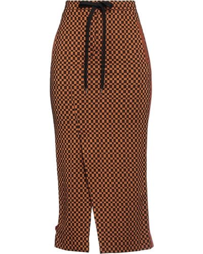 Marni Midi Skirt - Brown