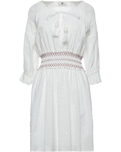 Twin Set Mini-Kleid - Weiß