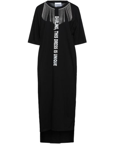 Brand Unique Midi Dress - Black
