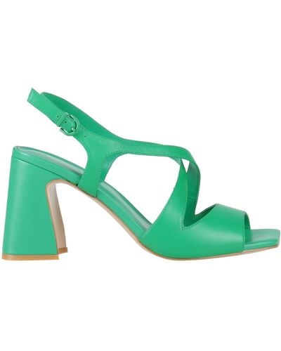Jeannot Sandals Leather - Green