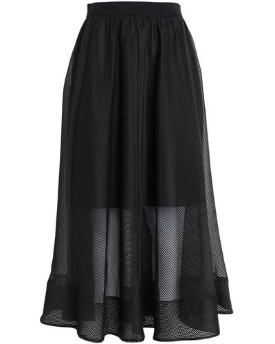 Karl Lagerfeld Midi Skirt - Black