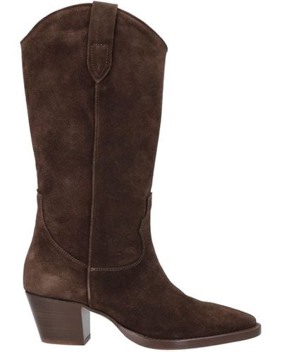 Anna F. Cocoa Boot Leather - Brown