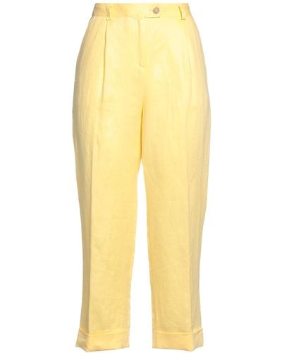 Barba Napoli Trousers - Yellow